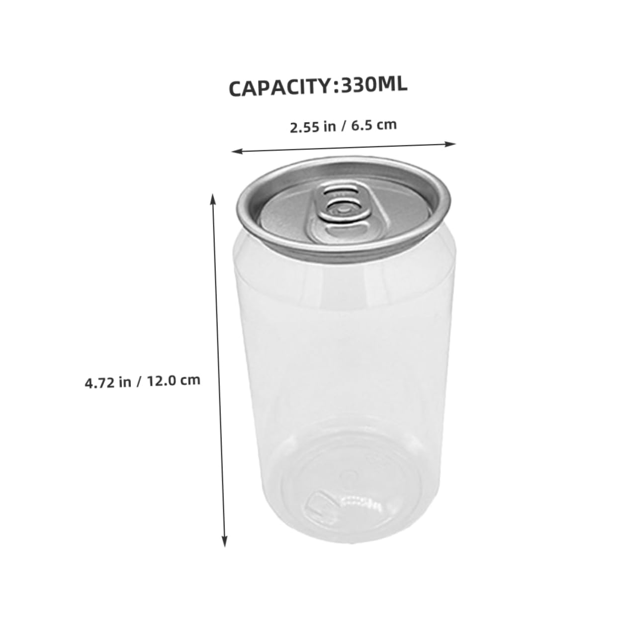 BIUDECO 8pcs Stylish Pet Bottles for Milk Tea Beverages Easy Open Liquid Containers for Household Storage Parties Milk Bottles with Elegant Design Capacity