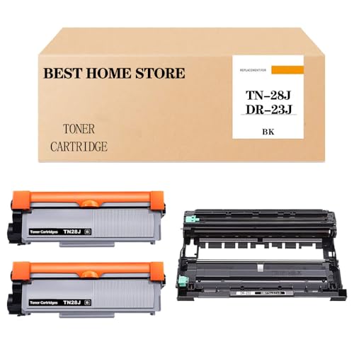 Amazon.co.jp: ブラザー用TN-28J互換トナーカートリッジ 2本+DR-23J