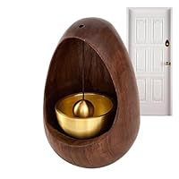 Houten magnetische deurbel | magnetisch type helder geluid houten bel - magnetische deurbel windgong houten deurbel winkeliers bel voor entree