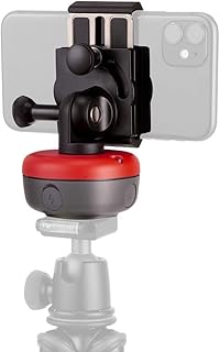 JOBY Spin Phone Mount Kit, Includes Bluetooth Electronic Head, Phone Mount - Motion Control, Motorized Mobile Phone Panning Base, Video Panoramic, Vlogging, Content Creation, Time Lapse, App Control