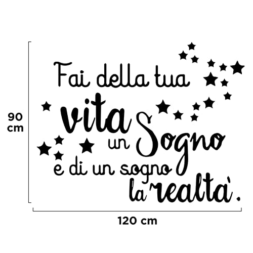 Décoration murale citation vinyle Gesar sticker grand format - 3