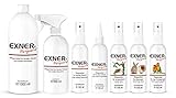 Exner Petguard Fellpflege für Hunde, Katzen & andere Haustiere - Mittel bei Juckreiz, Haarausfall, Entzündung, Parasiten, Räude, Milben & Pilzbefall - biologisch & natürlich - 100 ml Sprühflasche