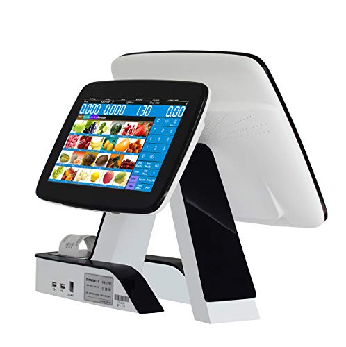 Zhongji Smart Touch Pos System Built-In Thermal Printer All In One Cash Register With Pos Software For Retail Or Restaurant Optional #TOP1