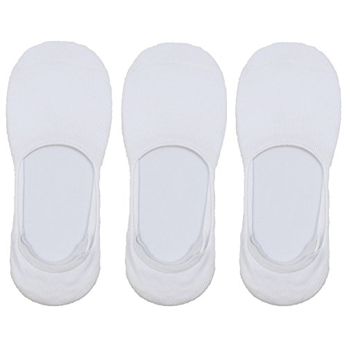 Image of Women's Rayon from Bamboo Fiber No Show Thin with Thick Comfort Sole Socks - 3 pairs
