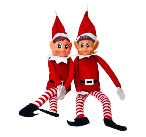 Elves Behavin' Badly - 12' Vinyl Faced Naughty Elf...
