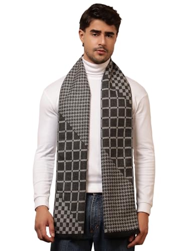 Image of Ravaiyaa - Attitude is everything Men's Reversible Stripe Pattern Winter Wool Scarf, Muffler 72 inchx12 inch Inch