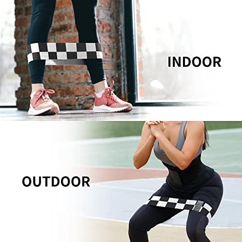 Amazon Brand - Umi - Resistance Loop Bands Set of 5 with Instruction Guide and Carry Bag Exercise Bands for Home Gym Yoga Latex Fitness Bands for Women and Men