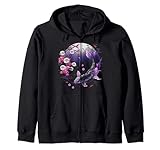 japanese vaporwave koi carp fish cherry blossom aesthetic felpa con cappuccio