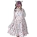 Produktbild Himifashion Frauen Kleid Lolita Strawberry Rabbit 2 Stück Kleider (Pink)