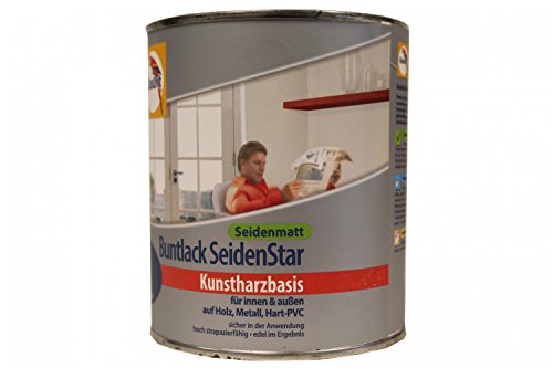 Preisvergleich Produktbild Glasurit Buntlack Kunstharzbasis Cremeweiß seidenmatt 750ml