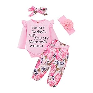 QUNERY Newborn Baby Girl Clothes Daddy&#...