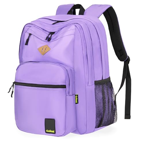 Goloni Lightweight Laptop Backpack 1.1Lbs, 26L Wear-Resistant Water Resistant Backpack with Laptop Compartment for Men Women
