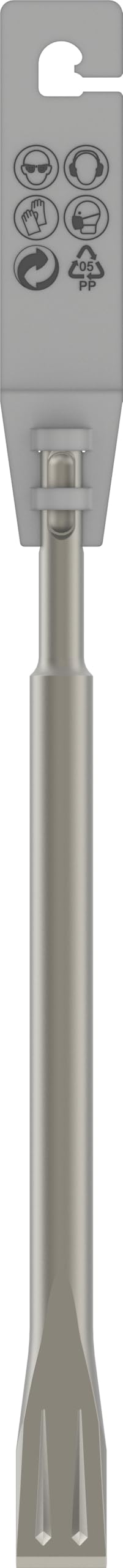 Bosch Professional Cincel plano SDS-plus: 250x20mm, nero