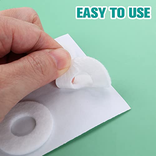 48 Stk Kissen für Fußschutz,Selbstklebende Hornhaut Schutz Pads,Hühneraugenringe Groß,Rutschfest Hühneraugen Pads,Fersenpolster Hühneraugen Kissen Hühneraugen Pads für Ferse Fuß Gegen Schmerzen Blasen