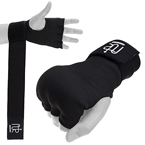 Nir Sport Boxing Hand Wraps for Men Women 180 Inch, Inner Gel Padded Gloves Boxing Wraps, Martial Arts Hand Wraps for Boxing Gloves, Fist Protector Muay Thai Wraps for Kickboxing, MMA Training, L,XL