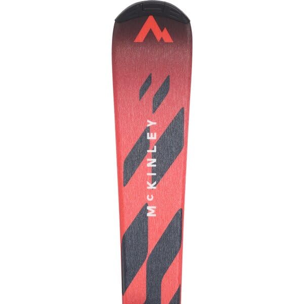 McKinley Dzieci Team 7 I Jt + System binding Zestaw narciarski Red/Black Night/Whit 70