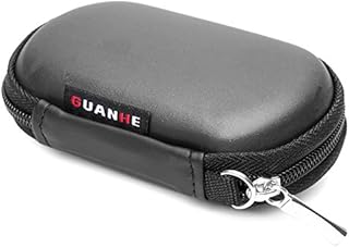 Small Pouch Cable Tidy Earphone Case Cable Organiser Accessories Storage Case (Black)