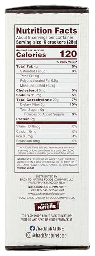 Image of Back to Nature Cracked Black Pepper Whole Wheat Crackers - Dairy Free, Non-GMO, Made with Whole Grain Wheat & Sea Salt, Delicious & Quality Snacks, 8.5 Ounce