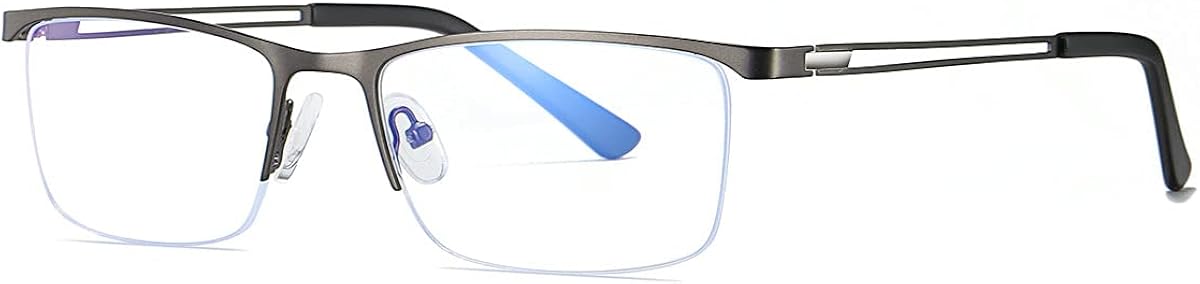 Miniatura 5 de laureles Gafas de transición para hombre 2020 a la moda cuadradas de metal medio marco gris gafas de lectura fotocromáticas