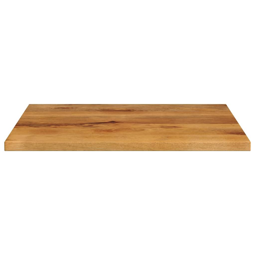 Tavolo quadrato 70 x 70 x 2,5 cm in legno massello di mango
