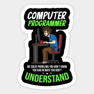 Stickers Vinyl Computer Programming Shirt | Solve Problems You Have - Vinyl Stickers Laptop Decal Water Bottle Sticker Funny Sticker ...20014