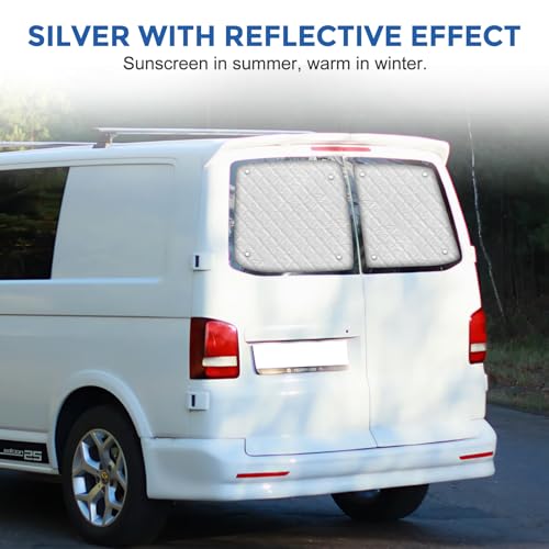 Parasol coche trasera para VW T5 T6 doble puerta protector solar interior 6