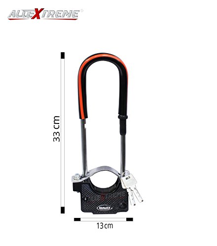 Image of Allextreme EXSSUSL Heavy Duty U Lock, Shocker Lock for with Transit Frame Mount Bracket
