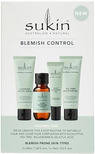 SUKIN BLEMISH CONTROL KIT with Salicylic Acid and Willowherb