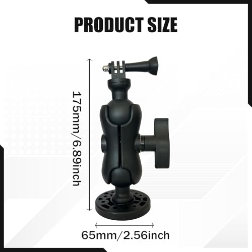 Kayak Camera Mount 360 Degree Adjustable Lightweight Action Camera Holder for GoPro Supplies Canoeing - Additional View