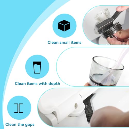 Waschmaschinen-Reinigungsbürste, Trocknerreinigungsbürste, Fugendüse für Badezimmer, Dusche und Küche, Scheuerbürsten mit langem Griff, Haushaltsreinigungswerkzeuge, Fliesen, Badewanne, Waschbecken