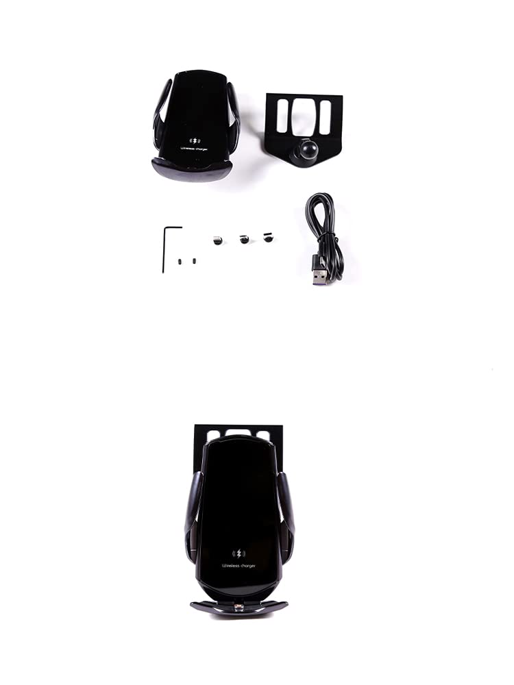 Soporte inalámbrico para cargador de coche, compatible con BMW X5 X6 F15 F16 2014-2018, soporte de teléfono de carga rápida de 15 W para ventilación de aire, cargador de coche inalámbrico para todos