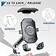 KTUEOV Motorrad Handyhalterung, 360° Drehbar Handy Motorrad Halterung Anti-Shake Smartphone Halterung Motorrad Spiegel Roller Handyhalter für 4-7 Zoll Smartphone