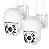 EASYTAO 2PCS C05 Cámara de Seguridad Exterior