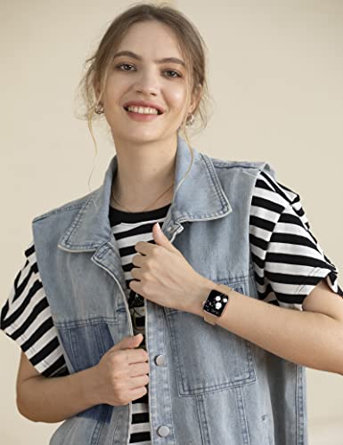 Image of Minyee Floral Engraved Band Compatible with Apple Watch 41mm 40mm 38mm 42mm 44mm 45mm 46mm 49mm Women, Cute Soft Silicone Flower Sport Fancy Strap for iWatch Series 11 10 9 8 7 6 5 4 SE /Ultra 3 2 1
