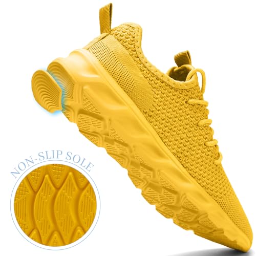 Image of Running Shoes for Men Womens Walking Slip On Tennis Sneakers | Comfortable Lightweight丨Breathable Mesh丨Gym丨Non Slip Sole丨Unisex Shoes丨 Athletic Workout Casual Fashion Sports