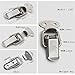 Toggle Hasp Latch Stainless Steel Buckle Lock 107 Iron Spring Lock Industrial Equipment Buckle 1Pcs(304 Stainless Steel)