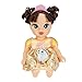 Disney Princess Belle Baby Doll Deluxe with Tiara, Carrier, Plush Friend, Pacifier, Bib & Baby Bottle [Amazon Exclusive]
