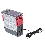 Homoyoyo Digitaler Temperaturregler 12 v Mit Schalter Und Sensor Präzise Kühl Und Heizsteuerung Für Kühlschrank Und Fischverarbeitungsmaschinen