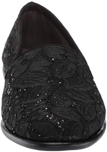 Aerosoles Women's Betunia Loafer, Black Fabric, 5 M US | Image 1