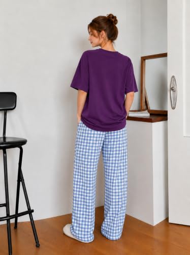 Image of KSHS Womens Korean Night Dress || Full Pyjama Set ||Korean Nightsuit || Women Nightwear ||Round Neck Full Sleeve Nightsuit || Loungewear || Everyday Nightdress Women's Pyjama Sets