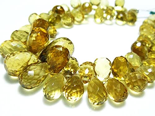 Quartz bière facetté AAA sans impuretés pour éliminer les défauts de vos bijoux