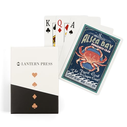 Juego de Cartas Poker Alsea Bay Oregon Cangrejo Dungeness