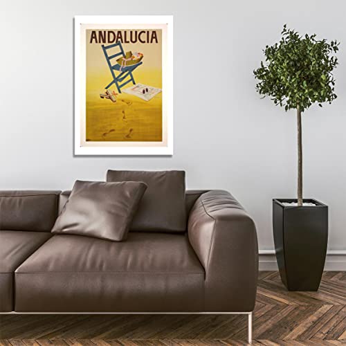 Affiche encadrée d'Andalucia en papier d'archivage mat pour salon chic - 5