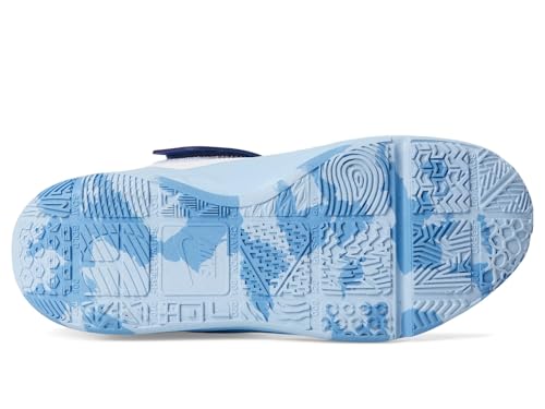 Nike Team Hustle D 12 (Big Kid) Sneaker, White/University Blue/Psychic Blue, 5 US Unisex3