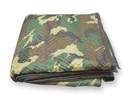 Quilted Moving Pad, 72 in. L, Camo, PK12