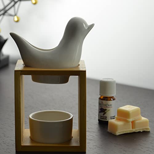 Zen'Arôme, Naturéa Plumeria Fragrance Burner, Essential Oils, Scented Melts, Scented Wax Square, Gentle Heat Diffusion - Image 3
