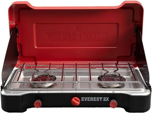 304 Stainless Steel Grill Rack for Camp Chef Everest 2X 2-Burner Camping Stove, 21.5"×10" Grilling Rack Replacement Part, Durable BBQ Cooking Rack for Outdoor Camping, Backyard Grilling