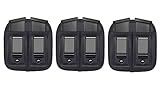 3-Pack Double Magazine Holster/Mag Pouch, IWB Concealed Carry Holster for Glock 17 26 43 Sig 1911 S&W M&P 9mm .40 .45 Fits 7 10 15 Round Ammo Clips for Pistols
