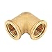 Produktbild 3/4" Messing Winkel 90 Grad, 2x Innengewinde, Winkelstück, Verbindungsstück, Fitting, FF