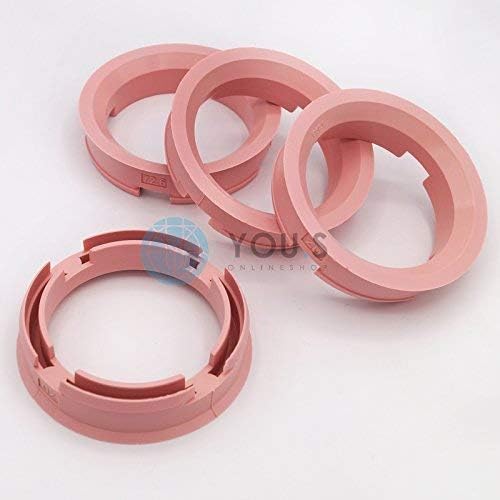 Anelli Di Centraggio 4PCS Hub Centric Ring Car Wheel Bore Center - Foto 4